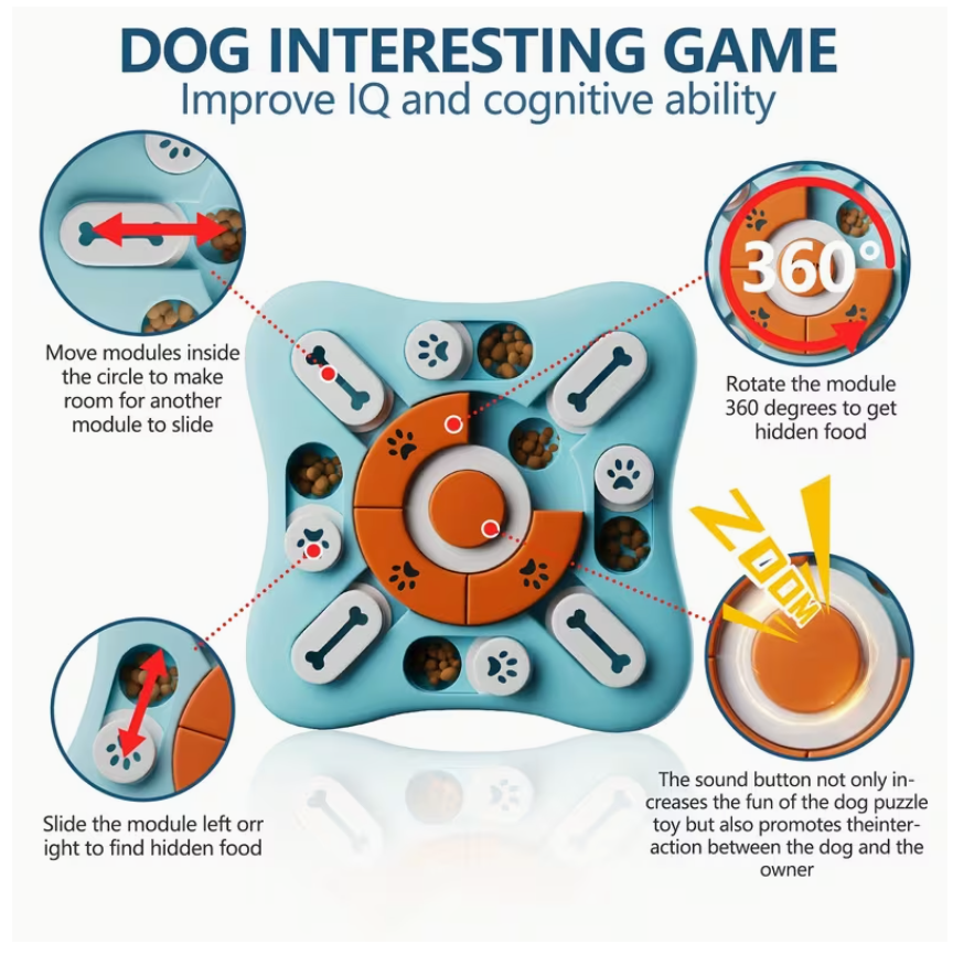 DogLove™ BrainBite Puzzle Feeder